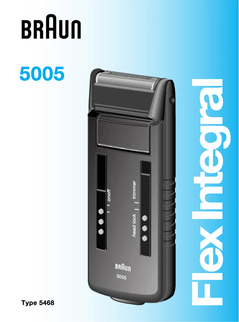 Image de la première page du manuel de l'appareil Flex Integral 5005