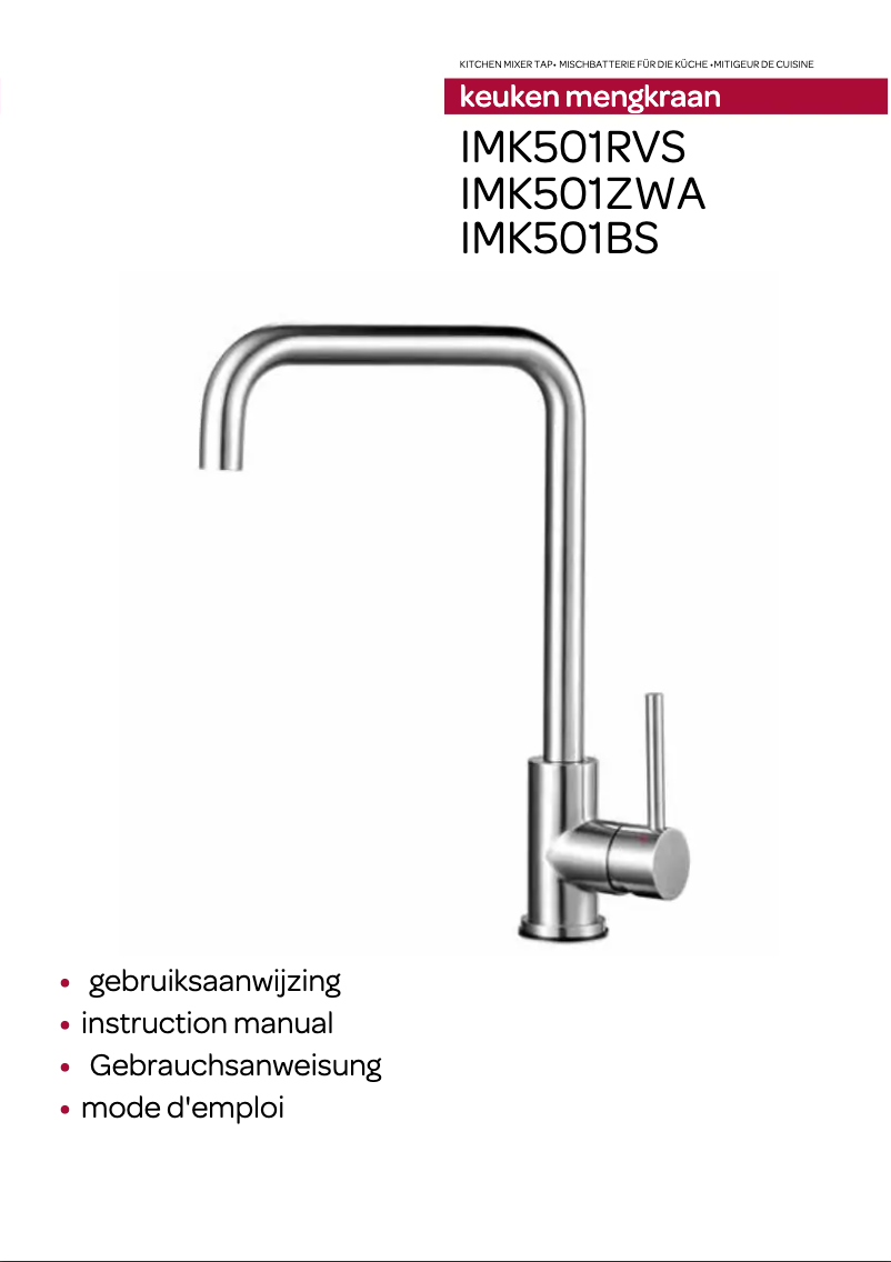 Page n°1 - Manuel utilisateur Inventum IMK501ZWA
