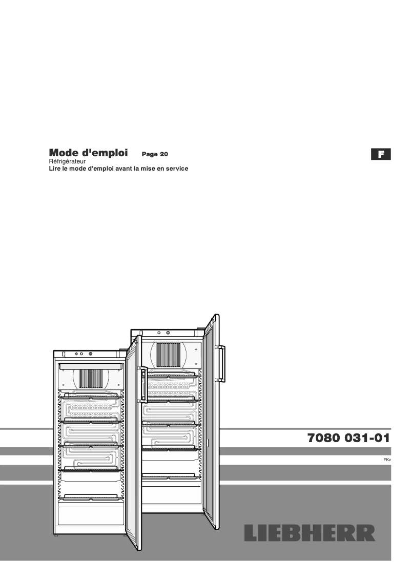 Page 1 de la notice Manuel utilisateur Liebherr FKvsl 5410 Premium