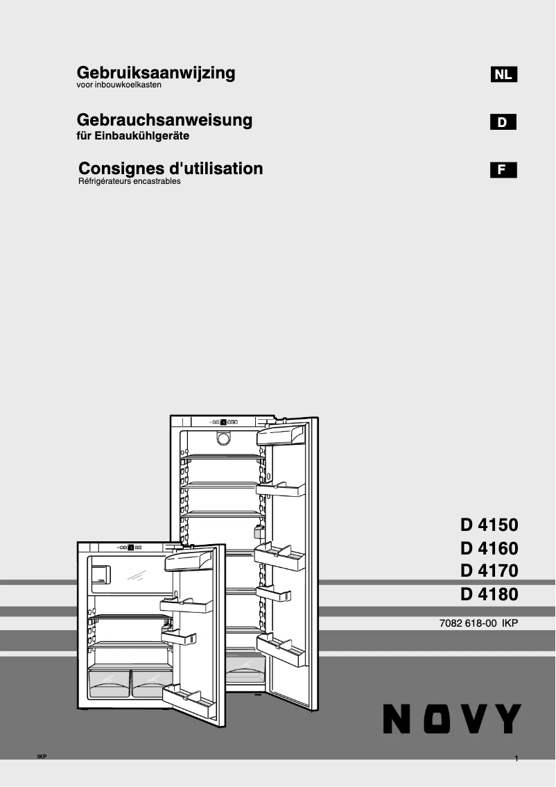 Image de la première page du manuel de l'appareil D 4180