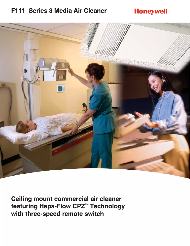 Page 1 de la notice Brochure Honeywell F111C1073W-3S