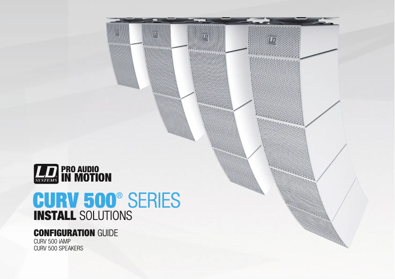 Page n°1 - Manuel utilisateur LD Systems Curv 500 S2