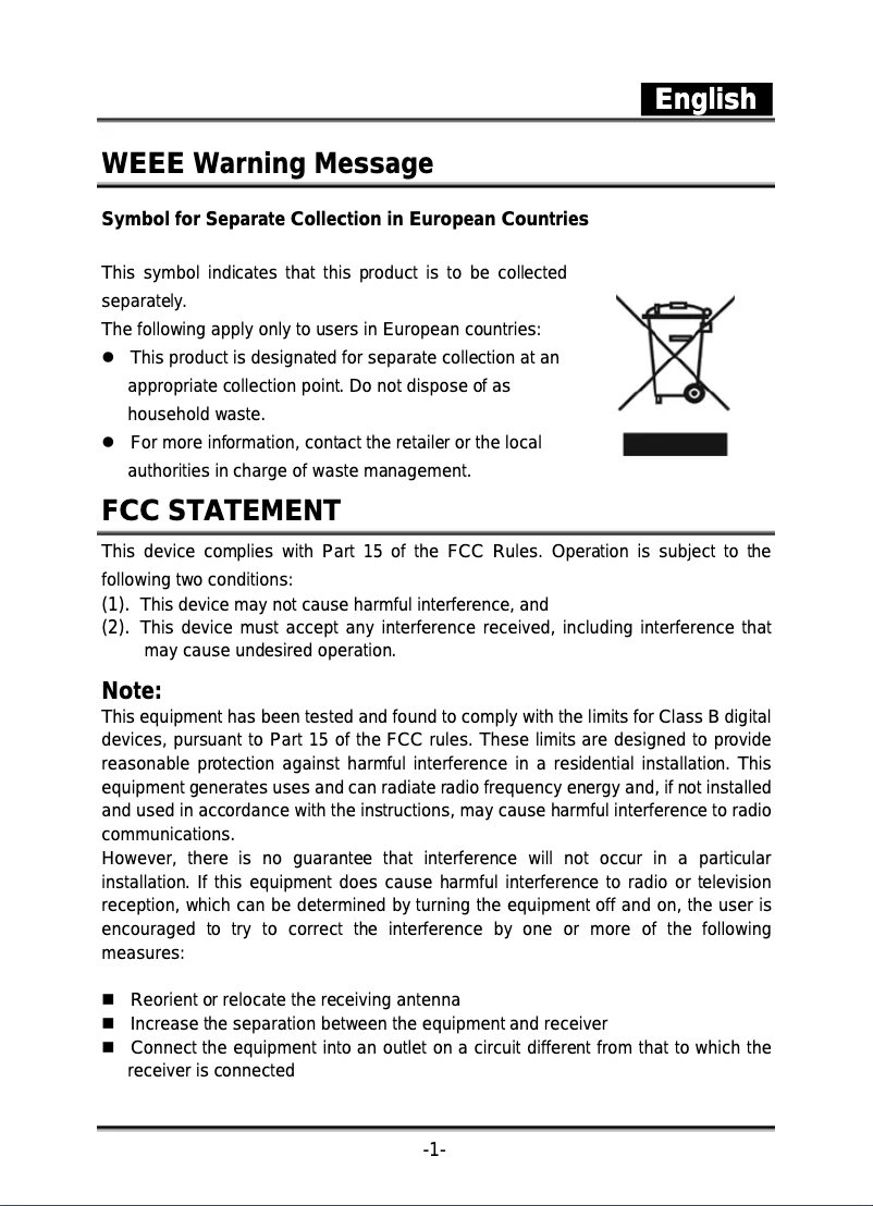 Page 1 de la notice Manuel utilisateur Genius G-Shot HD500