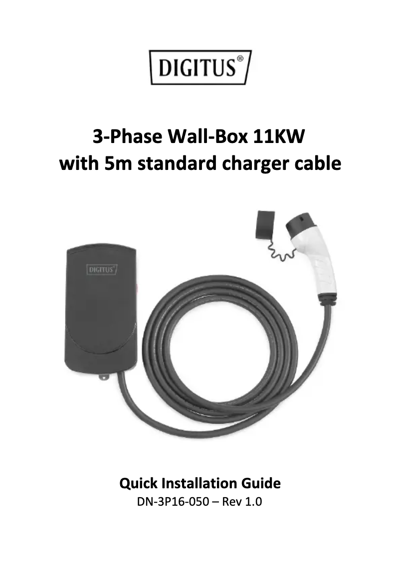 Page 1 de la notice Manuel utilisateur Digitus DN-3P16-050