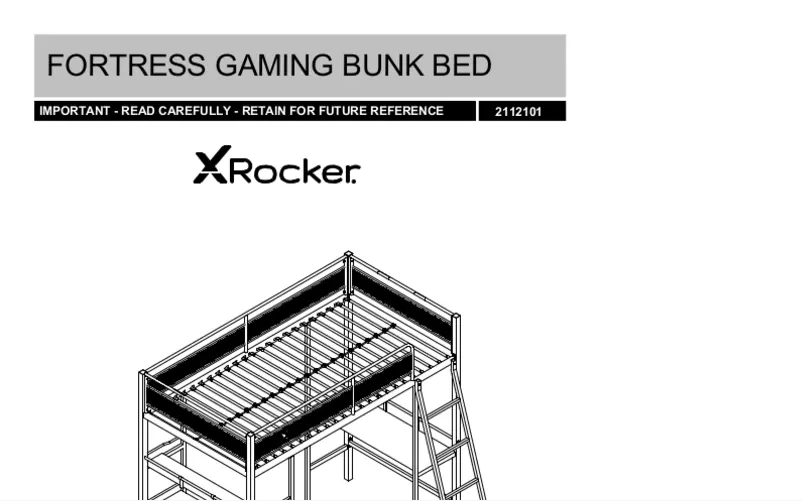 Page n°1 - Manuel utilisateur X Rocker Fortress