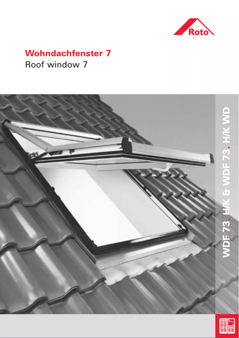 Page 1 de la notice Manuel utilisateur Roto Klassik WDF 73 H/K