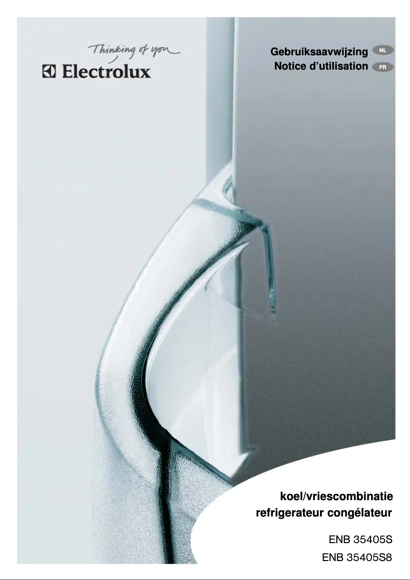 Image de la première page du manuel de l'appareil ENB35405S