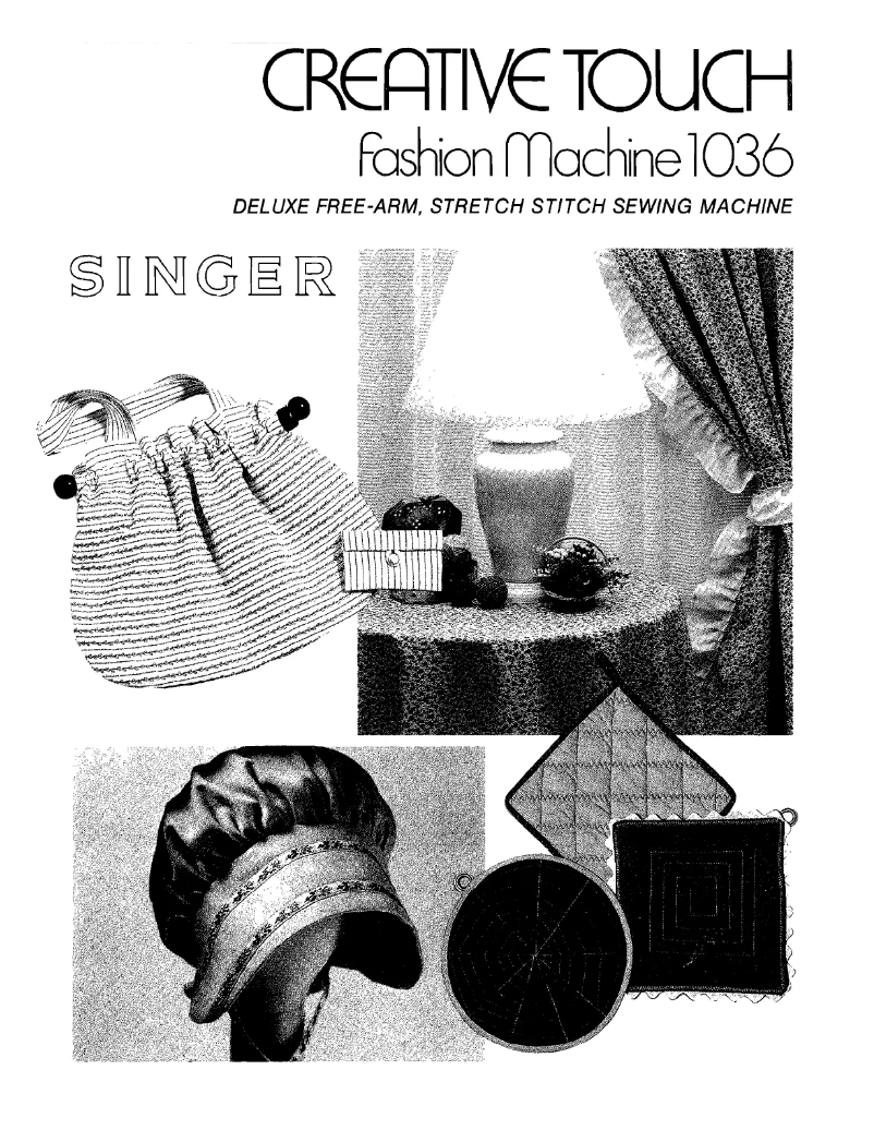 Página 1 del manual Manual de usuario Singer Creative Touch 1036