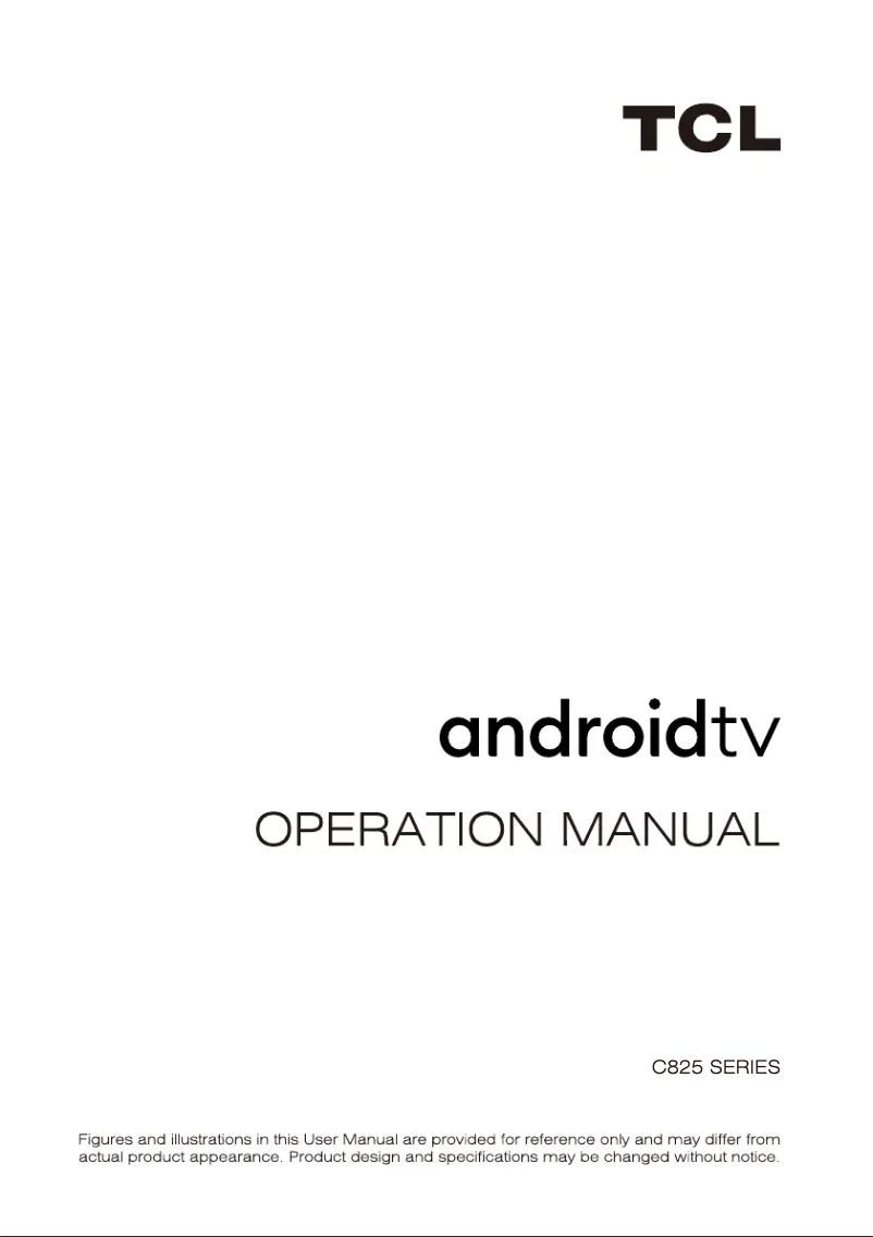 First page image of the manual for 85C825