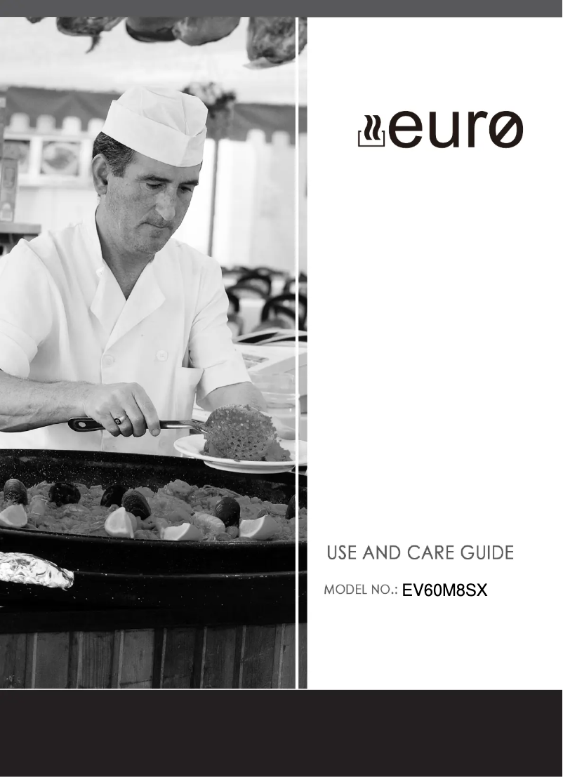 Image de la première page du manuel de l'appareil EV60M8SX
