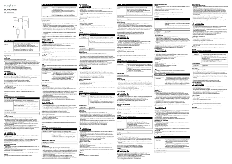 Image de la première page du manuel de l'appareil WCHAC300ABK