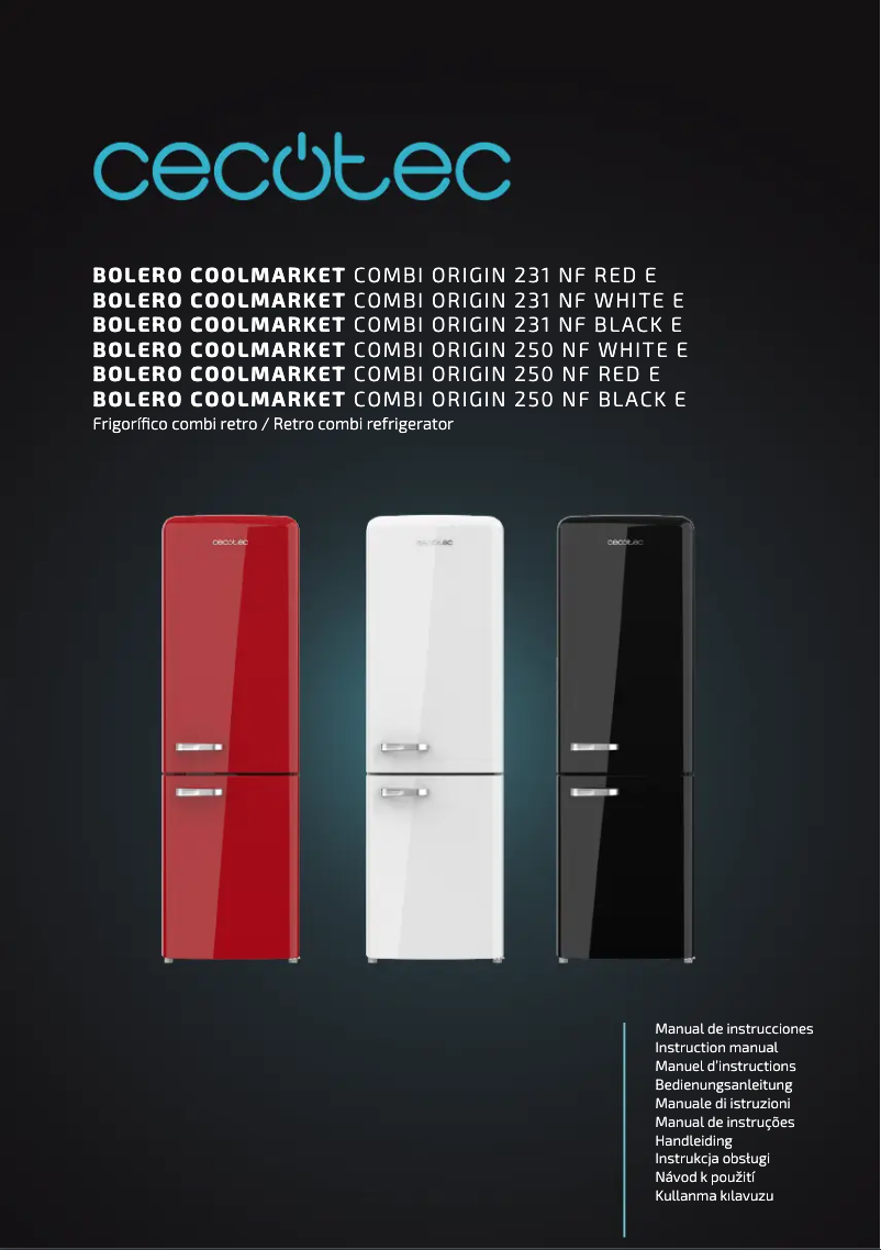 Page 1 de la notice Manuel utilisateur Cecotec Power RetroGreen 1200MAX Cream&Crush