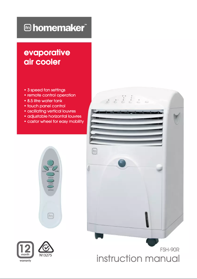 Image de la première page du manuel de l'appareil FSH-90R