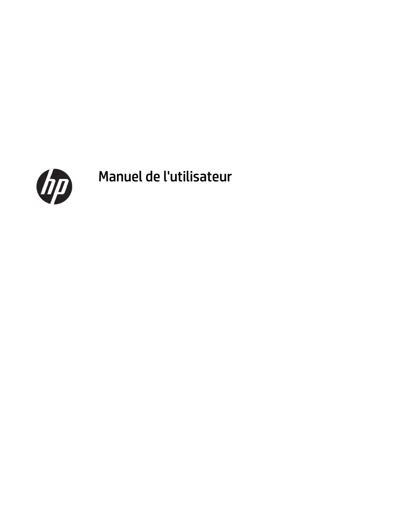 Page 1 de la notice Manuel utilisateur HP Elite Slice G2