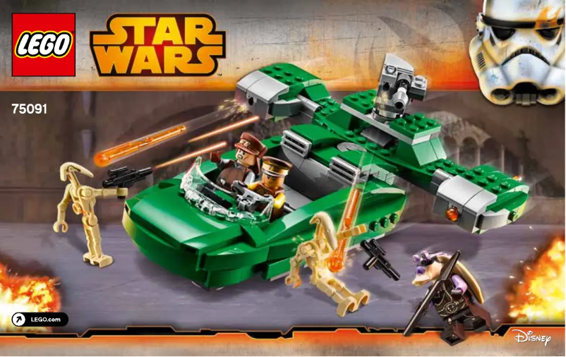 Page n°1 - Manuel utilisateur Lego Star Wars 75091