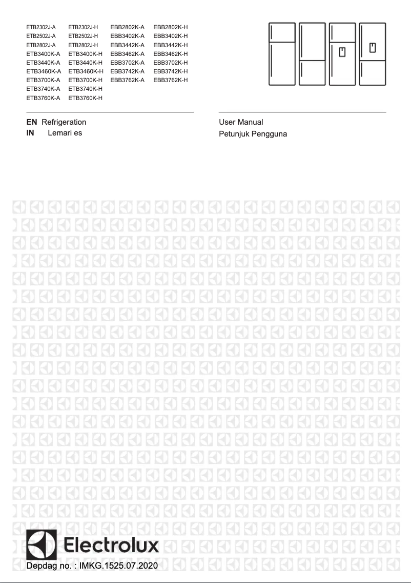 Página 1 del manual Manual de usuario Electrolux ETB3700K-A