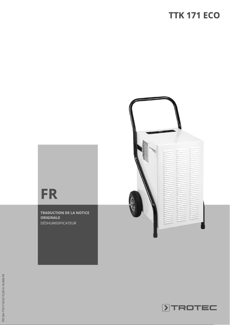 Página 1 del manual Manual de usuario Trotec TTK 171 ECO