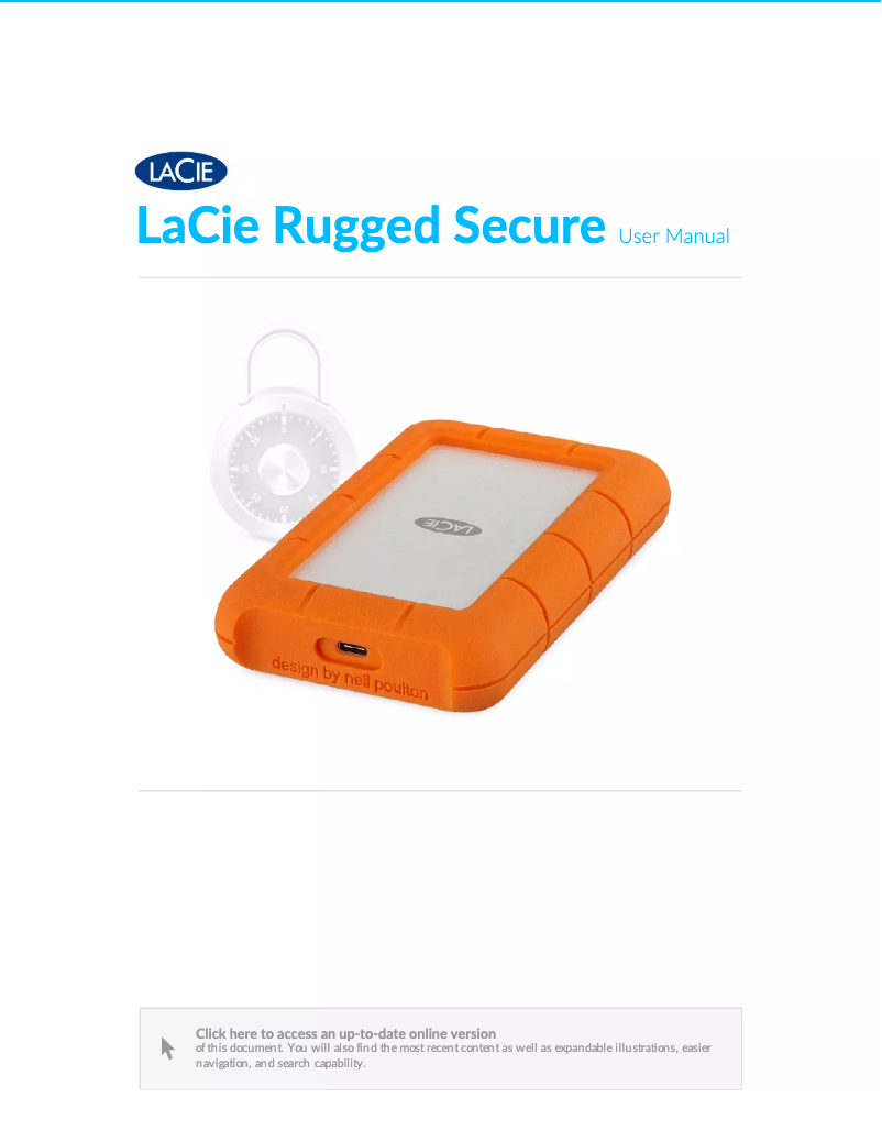 Image de la première page du manuel de l'appareil Rugged Secure