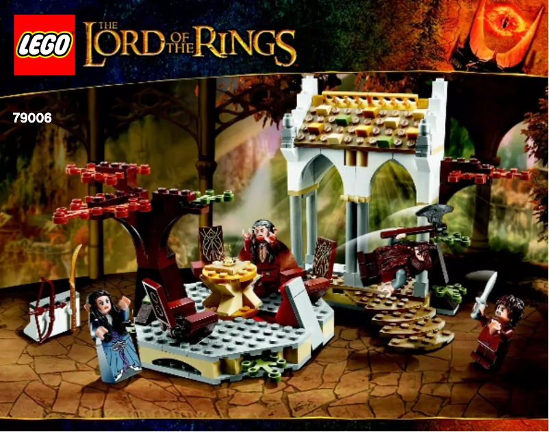 Page n°1 - Manuel utilisateur Lego The Council of Elrond