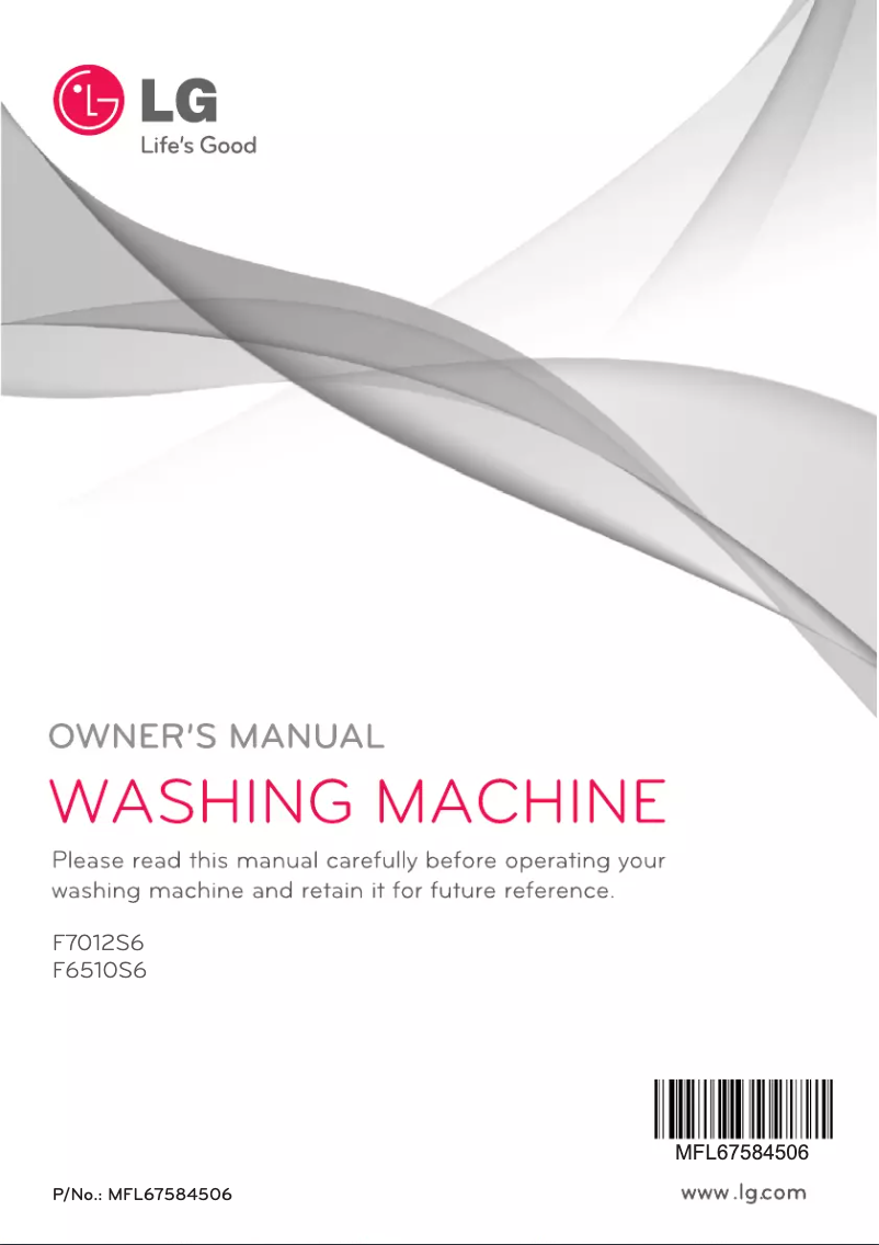 Image de la première page du manuel de l'appareil F6510S6