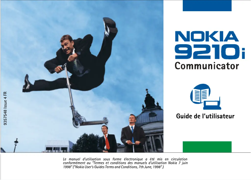 Page n°1 - Manuel utilisateur Nokia 9210i Communicator