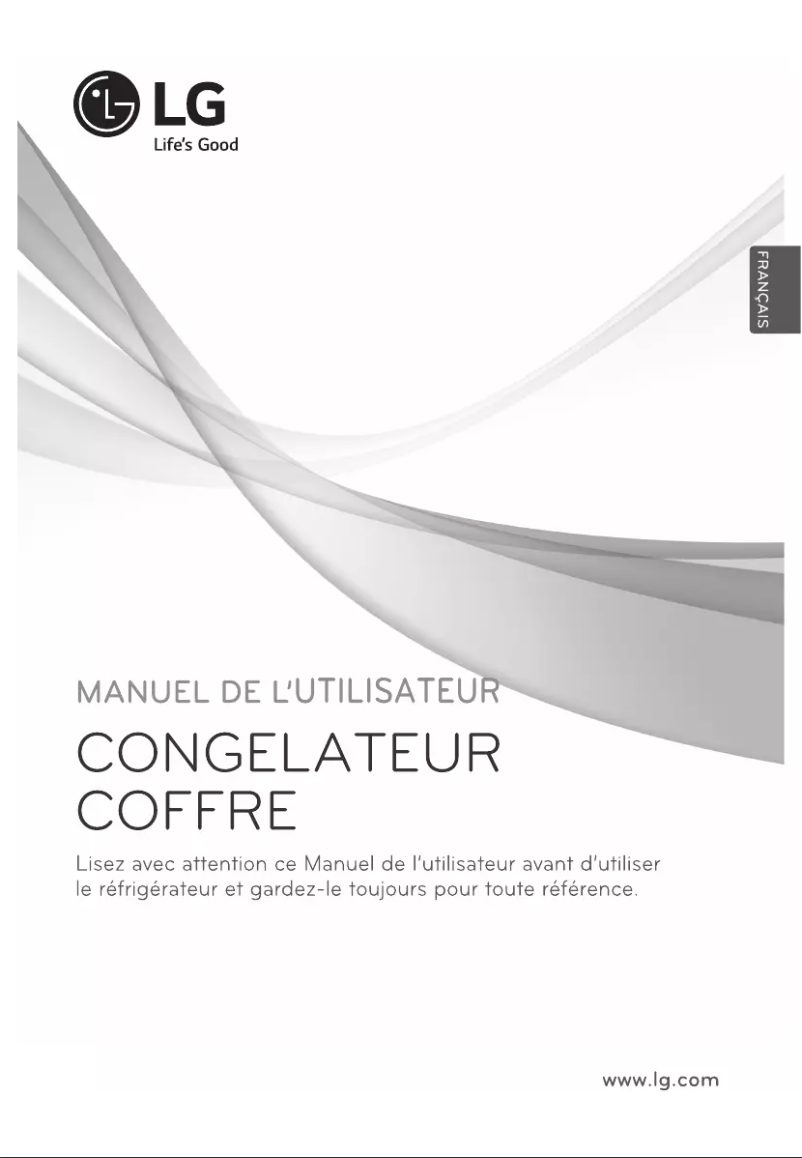 Page 1 de la notice Manuel utilisateur LG GCS315SVF