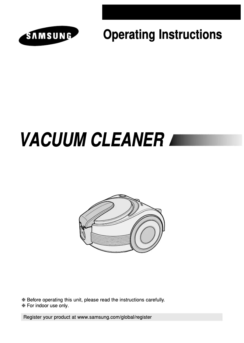 Page 1 de la notice Manuel utilisateur Samsung SC7053