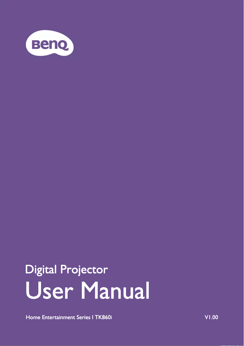 Image de la première page du manuel de l'appareil TK860i