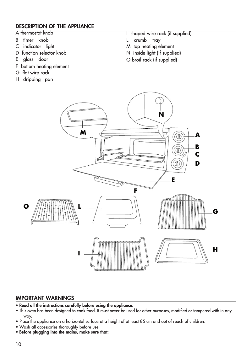 Image de la première page du manuel de l'appareil EO 12001.W