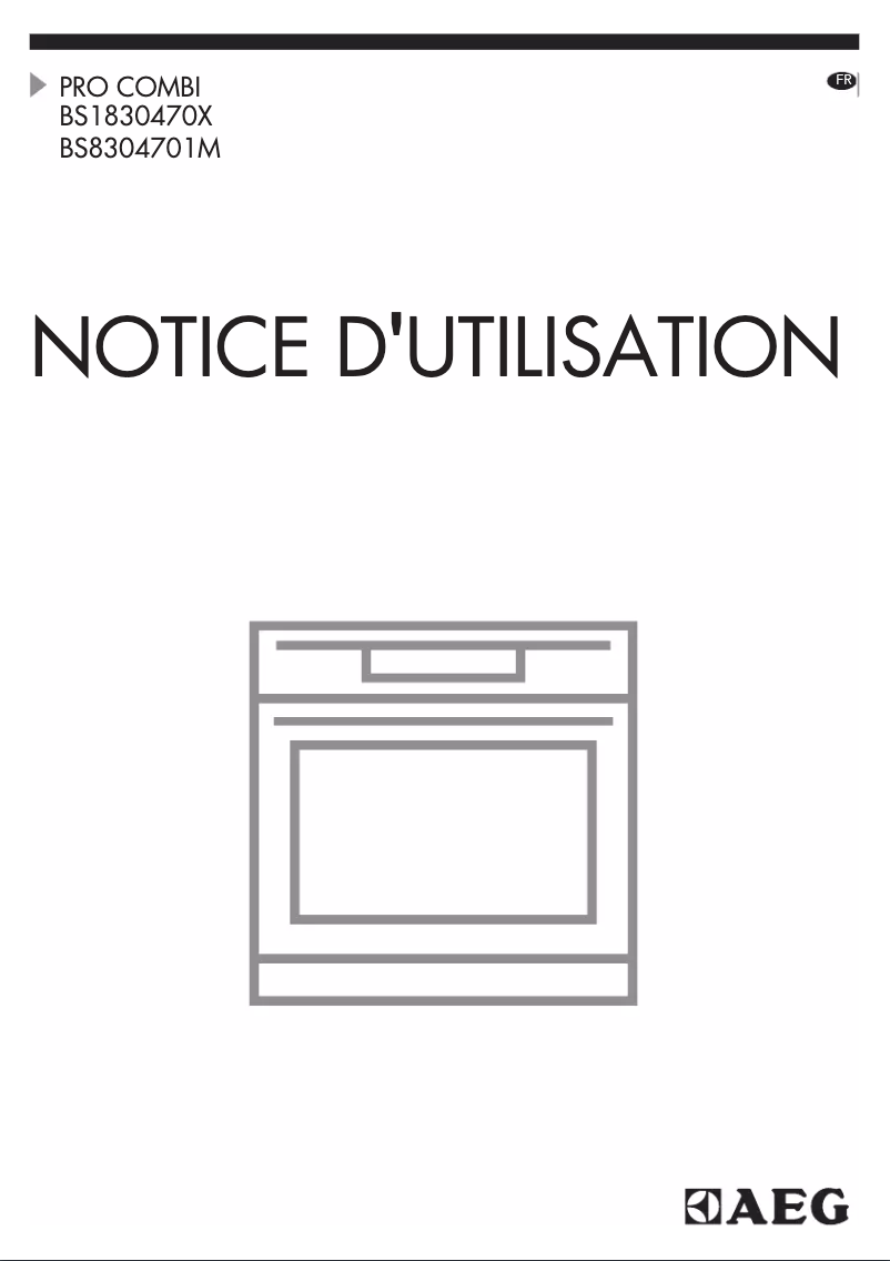 Page 1 de la notice Manuel utilisateur AEG ProCombi BS1830470X