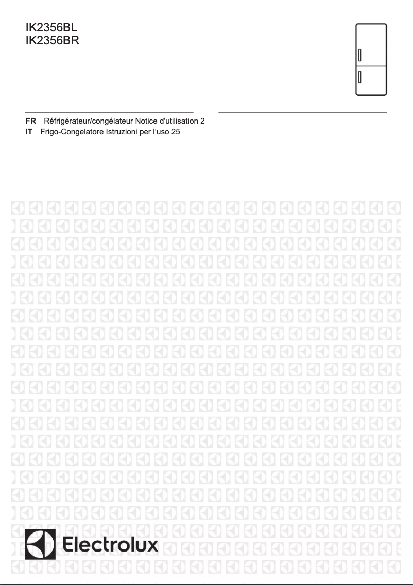 Image de la première page du manuel de l'appareil IK2356BL