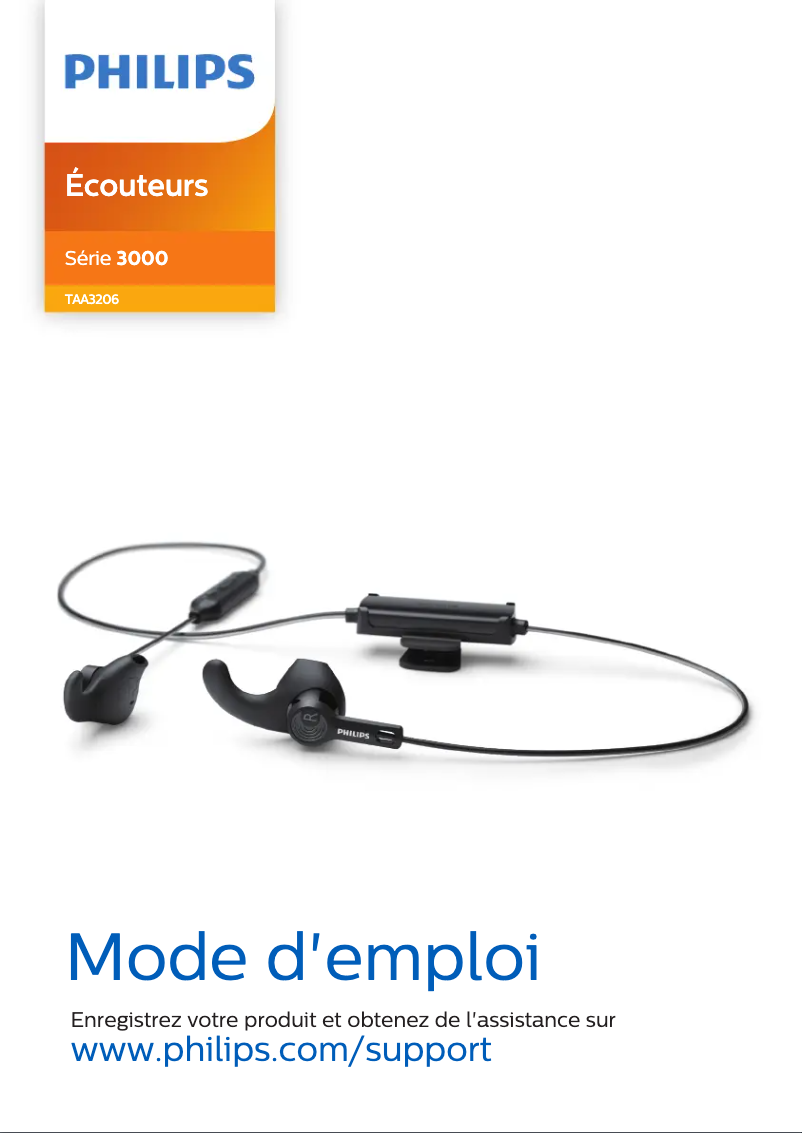 Page n°1 - Manuel utilisateur Philips TAA3206