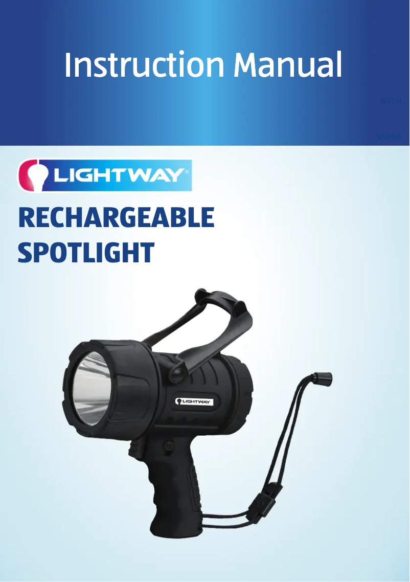 Page n°1 - Manuel utilisateur Lightway GT-WH-01-AUS