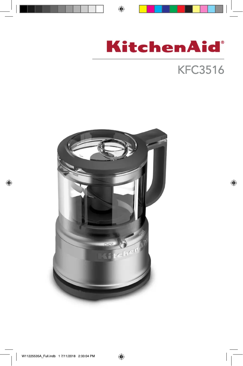 Página 1 del manual Manual de usuario KitchenAid KFC3516WH