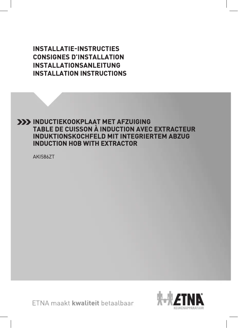 Image de la première page du manuel de l'appareil AKI683ZT