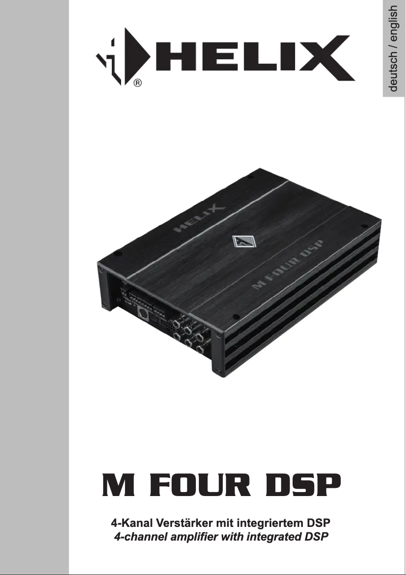 Page n°1 - Manuel utilisateur Helix M FOUR DSP