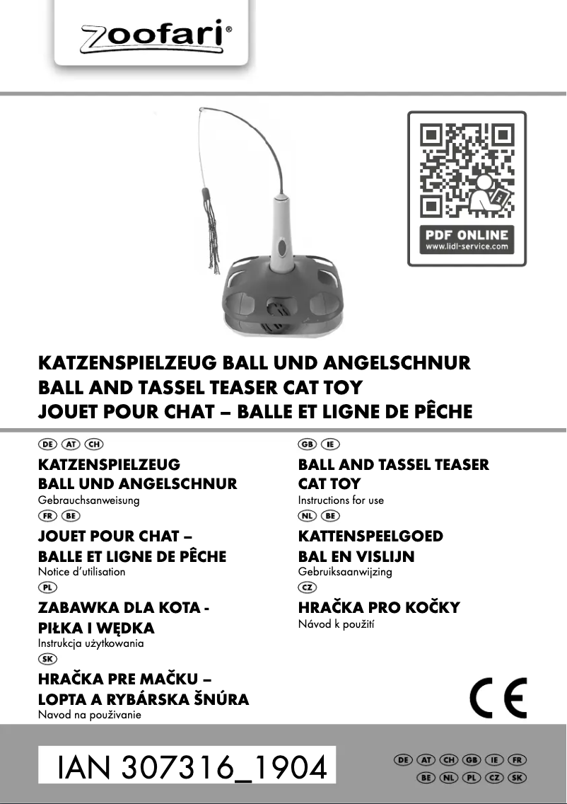 Page 1 de la notice Manuel utilisateur Zoofari IAN 345687