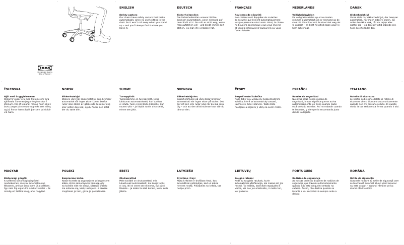 Page 1 de la notice Mode d'emploi Ikea BLYSKÄR