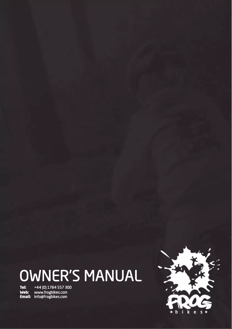 Page n°1 - Manuel utilisateur Frog 73