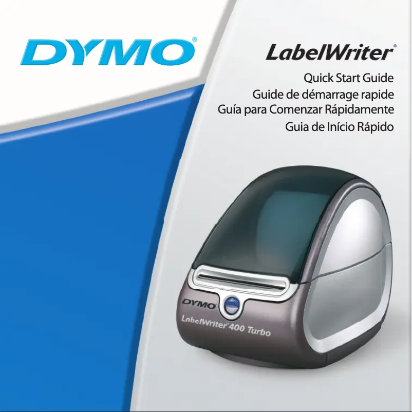 Page n°1 - Manuel utilisateur Dymo LabelWriter 400 Turbo