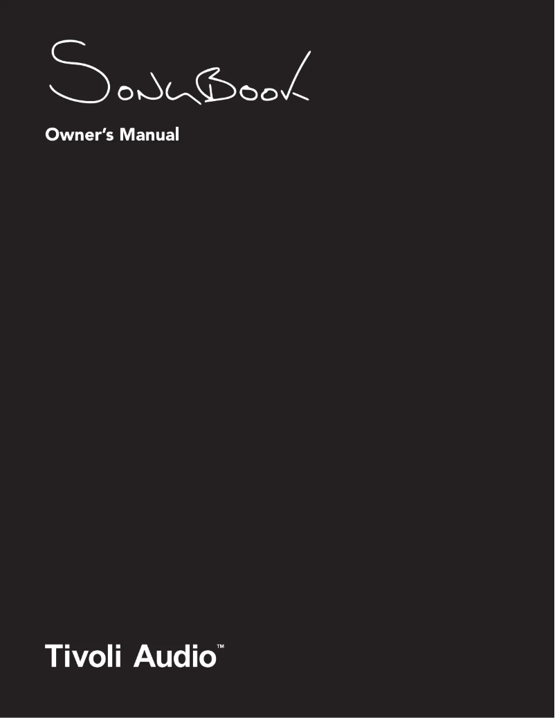 Image de la première page du manuel de l'appareil Songbook
