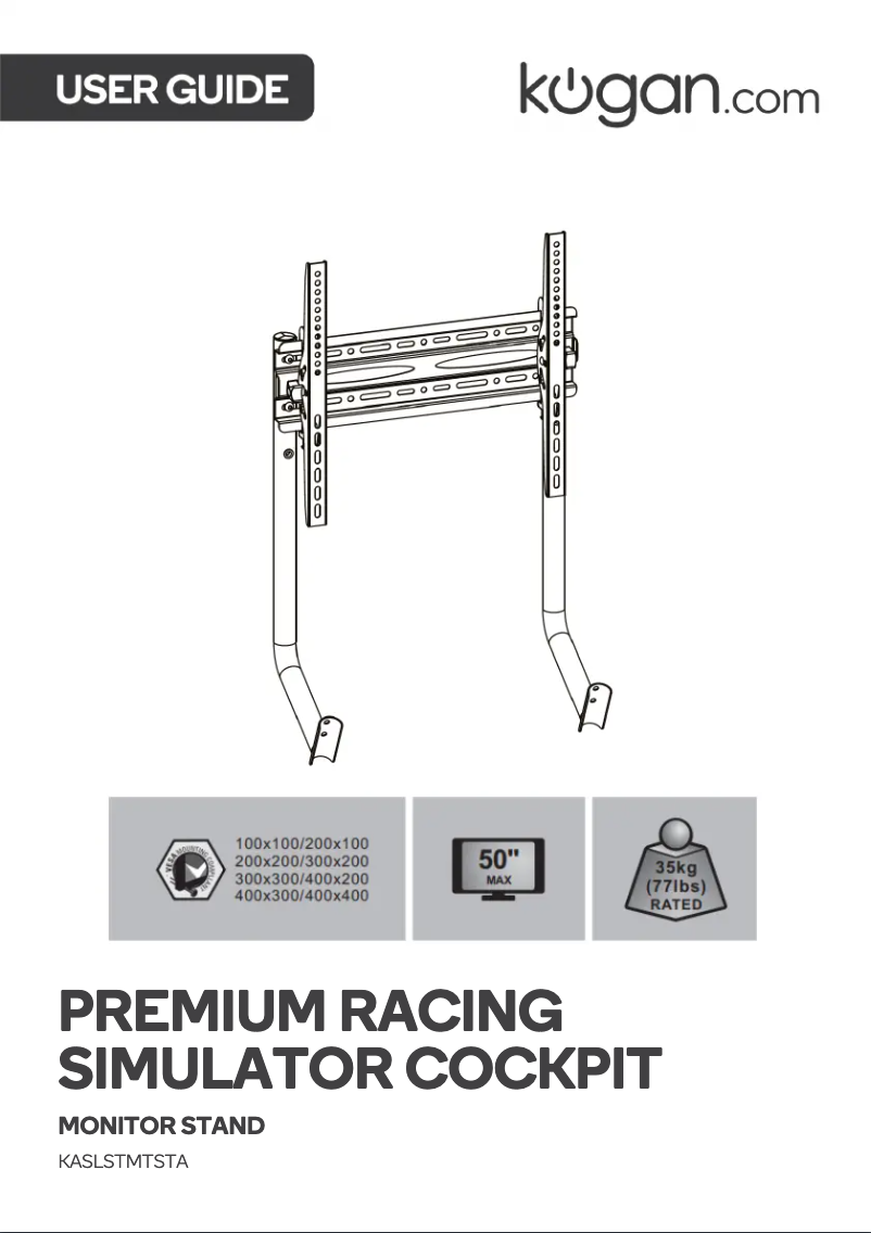 Page 1 de la notice Manuel utilisateur Kogan KASLSTMTSTA