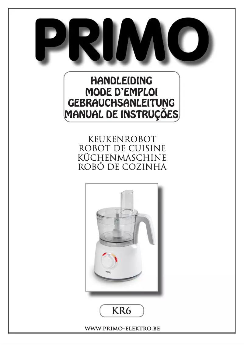 Image de la première page du manuel de l'appareil KR6
