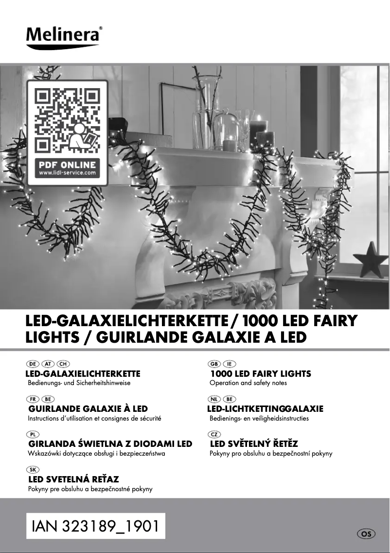 Page 1 de la notice Manuel utilisateur Melinera HG05179A