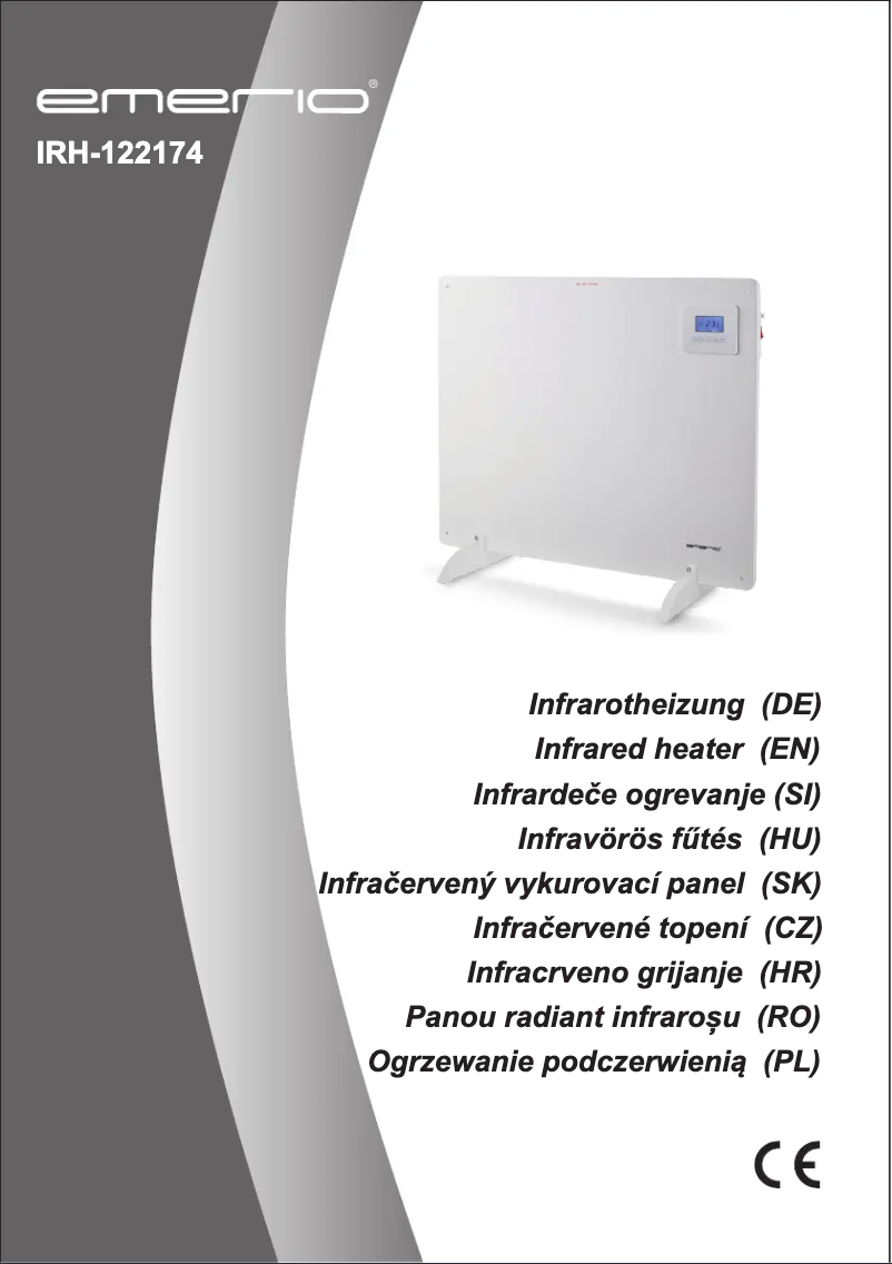 Image de la première page du manuel de l'appareil IRH-122174