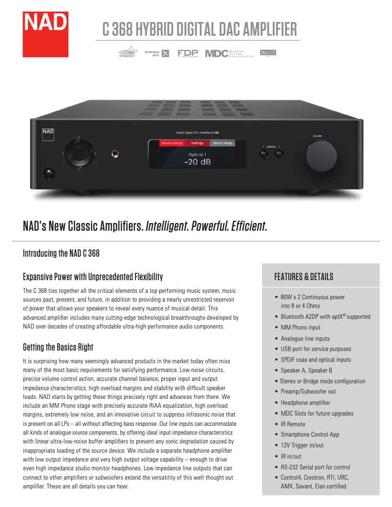 Image de la première page du manuel de l'appareil C 368