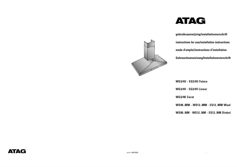 Page n°1 - Manuel utilisateur Atag WG411UT2