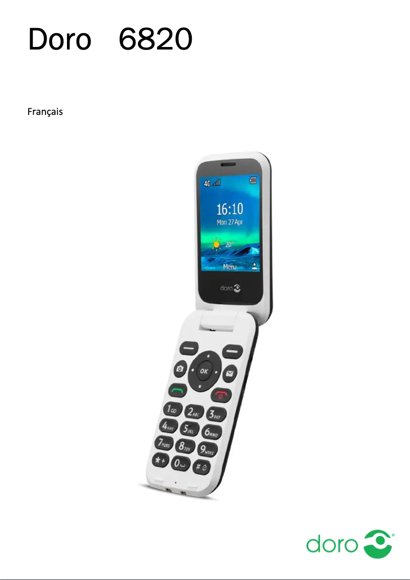 Página 1 del manual Manual de usuario Doro 6821