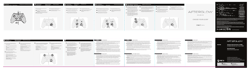Page 1 de la notice Manuel utilisateur PDP Afterglow