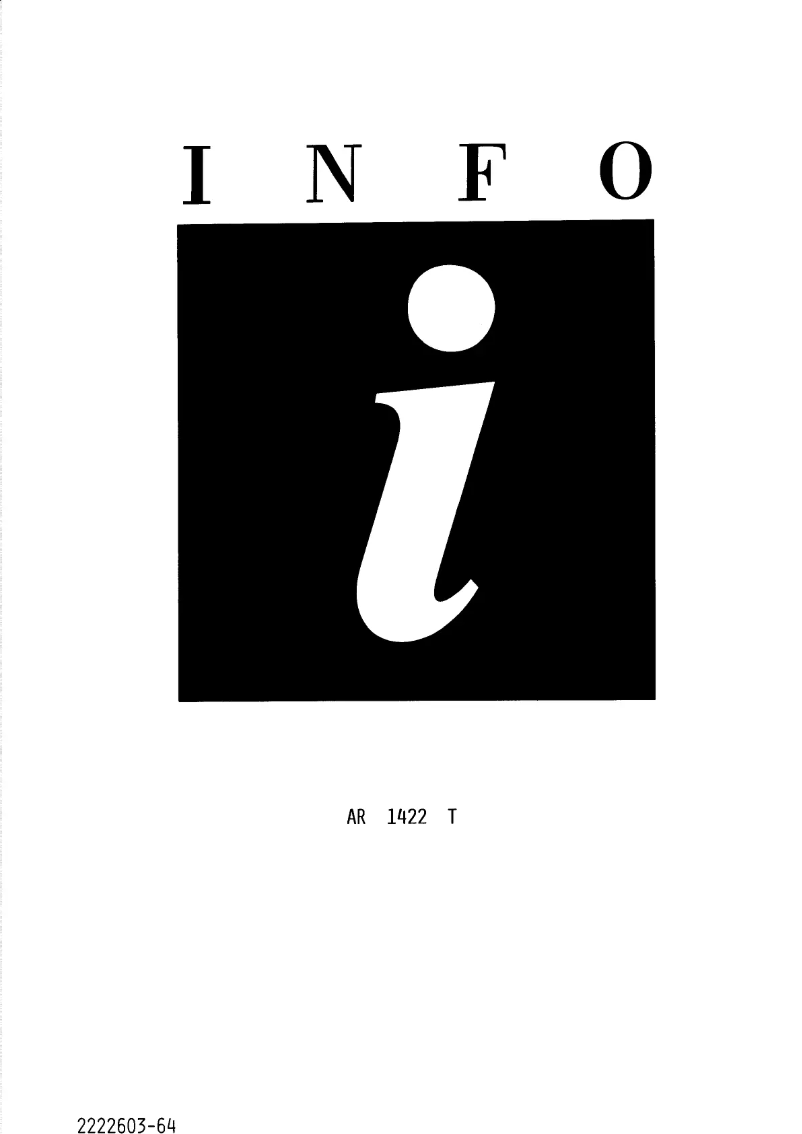 Image de la première page du manuel de l'appareil AR1422T